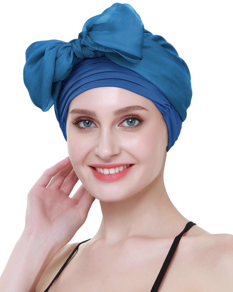 FocusCare Chemo Head Wraps For Cancer Patients Feminine HeadBands Bandana Caps - Image 2